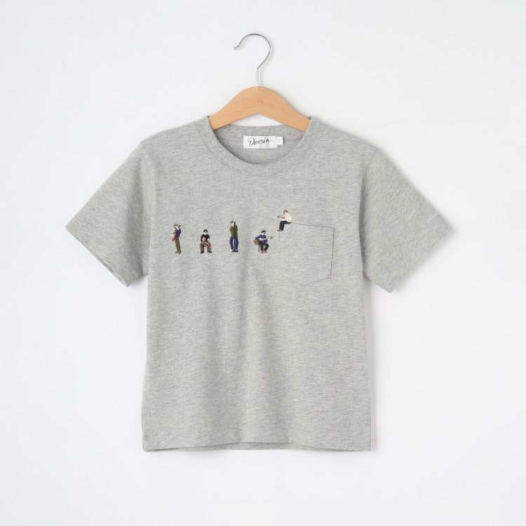 デッサン(キッズ)(Dessin(Kids))の【リンクコーデ】ピープル刺繍Tシャツ