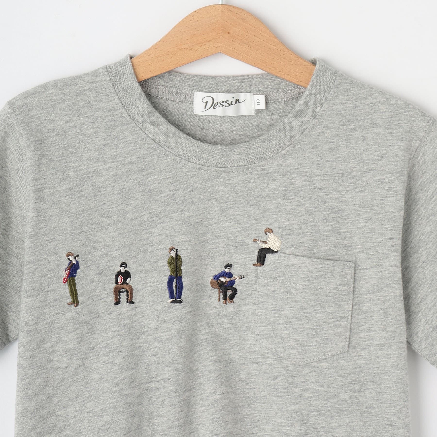 デッサン(キッズ)(Dessin(Kids))の【リンクコーデ】ピープル刺繍Tシャツ3