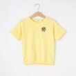 デッサン(キッズ)(Dessin(Kids))の【リンクコーデ】10周年製品染Tシャツ イエロー(032)