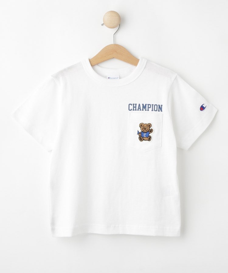 デッサン(キッズ)(Dessin(Kids))の◆Champion（チャンピオン）ショートスリーブTシャツ ホワイト(001)
