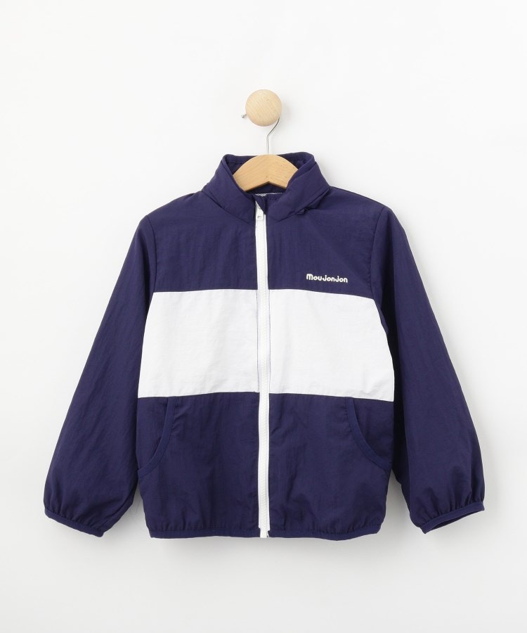 PUMA ネイビーバイカラーベンチコート(フーデットコート PUMA ネイビーバイカラーベンチコート(フーデットコート