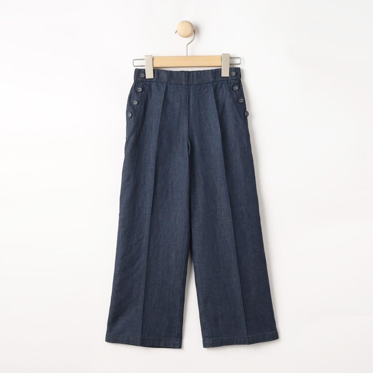 デッサン(キッズ)(Dessin(Kids))の【リンクコーデ・洗える・セットアップ可能】ワイドマリンパンツ フルレングスパンツ