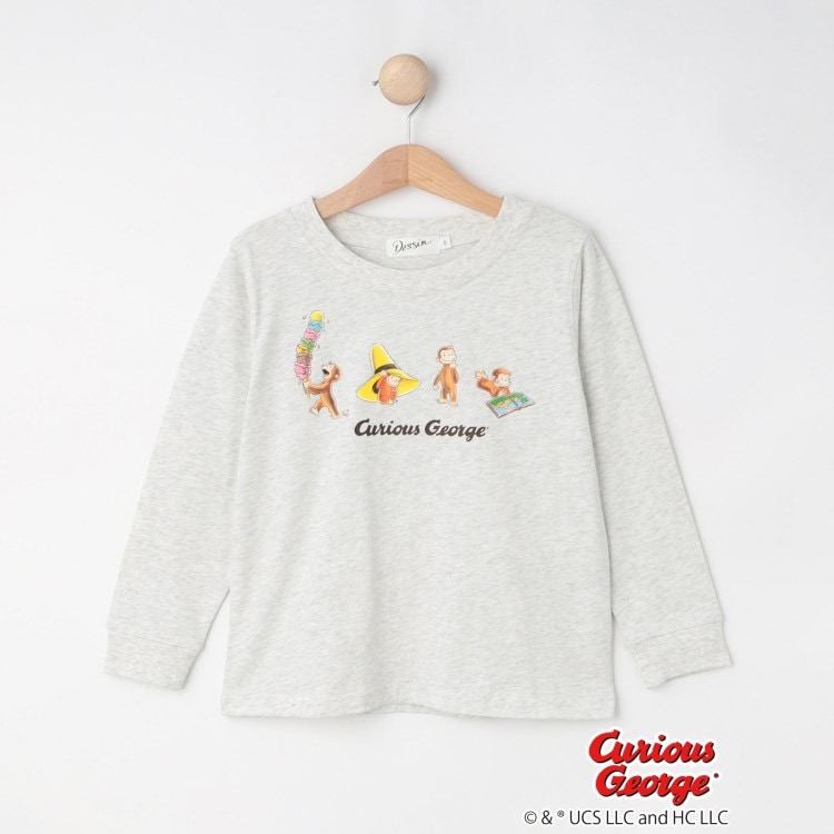 デッサン(キッズ)(Dessin(Kids))の【おさるのジョージコラボ】ロングスリーブTシャツ Ｔシャツ