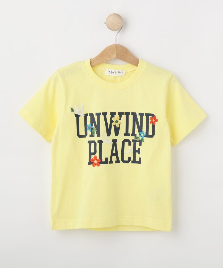 フルーツプリント【COACH】オーガニックコットン Tシャツ Long Sleeve Graphic T-Shirt In Organic Cotton Brown