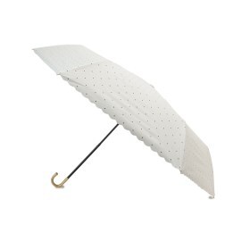 シューラルー/ドレスキップ(SHOO・LA・RUE/DRESKIP)の【遮光/晴雨兼用】ドットフワラ－ミニ 折りたたみ傘 折りたたみ傘