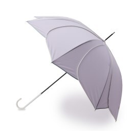 シューラルー/ドレスキップ(SHOO・LA・RUE/DRESKIP)のbecause バイカラ－パイピングアンブレラ 長傘