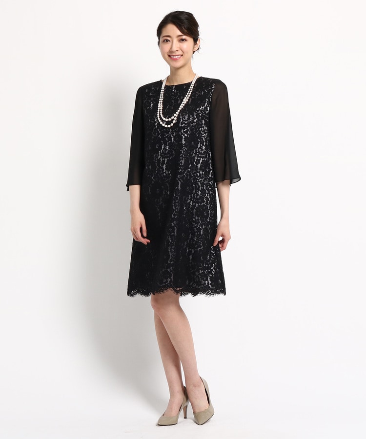 【結婚式 披露宴 二次会 パーティードレス】EMOTIONALL DRESSES サテンレースワンピース 【結婚式 披露宴 二次会 パーティードレス】EMOTIONALL DRESSES サテンレースワンピース