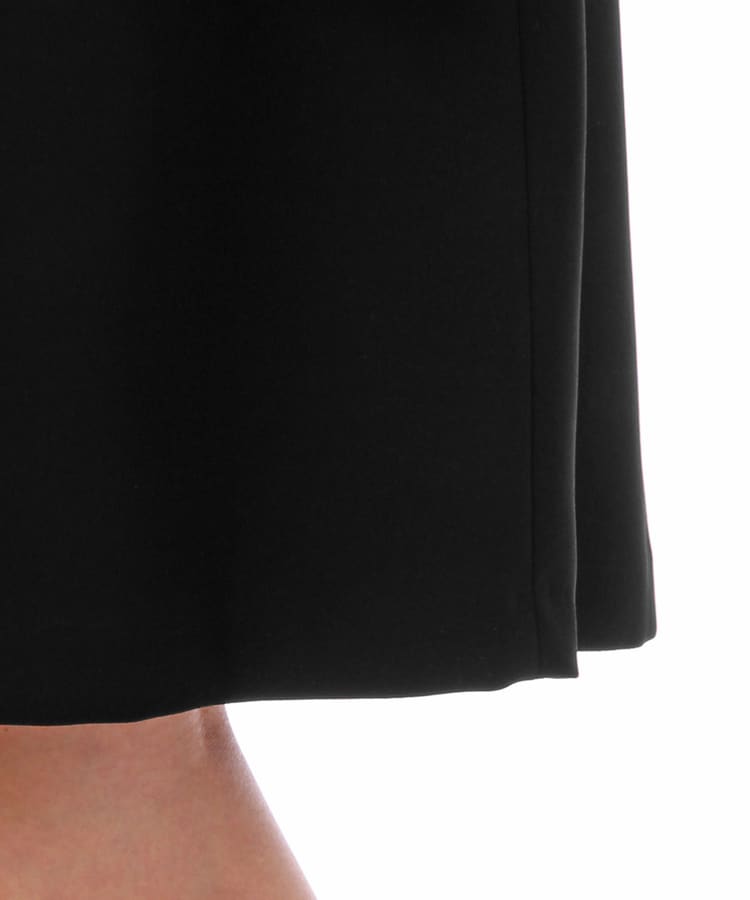 INDIVI グログラン切替ワンタックワンピース 【礼服・喪服 INDIVI グログラン切替ワンタックワンピース 【礼服・喪服