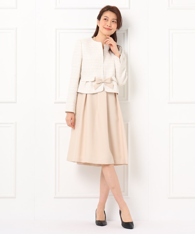 結婚式 披露宴 二次会 パーティードレス Emotionall Dresses ツイードジャケット 半袖ワンピース アンサンブル World Formal Selection ワールドフォーマルセレクション ワールド オンラインストア World Online Store 結婚式 披露宴 二次会 パーティードレス Emotionall Dresses ツイードジャケット 半袖ワンピース アンサンブル World Formal Selection ワールドフォーマルセレクション ワールド オンラインストア World Online Store