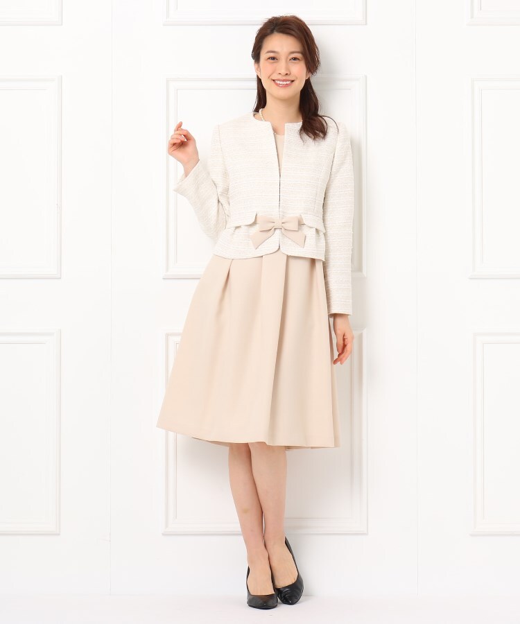 結婚式 披露宴 二次会 パーティードレス Emotionall Dresses ツイードジャケット 半袖ワンピース アンサンブル World Formal Selection ワールドフォーマルセレクション ワールド オンラインストア World Online Store 結婚式 披露宴 二次会 パーティードレス Emotionall Dresses ツイードジャケット 半袖ワンピース アンサンブル World Formal Selection ワールドフォーマルセレクション ワールド オンラインストア World Online Store