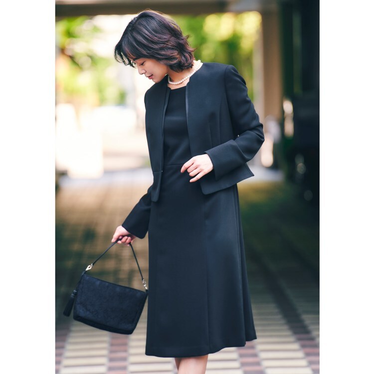 礼服 喪服 ブラックフォーマル Indivi Vネックジャケット スクエアネックワンピース アンサンブル World Formal Selection ワールドフォーマルセレクション ワールド オンラインストア World Online Store 礼服 喪服 ブラックフォーマル Indivi Vネックジャケット スクエアネックワンピース アンサンブル World Formal Selection ワールドフォーマルセレクション ワールド オンラインストア World Online Store