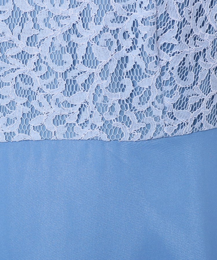 結婚式 披露宴 二次会 パーティードレス Emotionall Dressese 異素材切り替えワンピース ドレス World Formal Selection ワールドフォーマルセレクション ワールド オンラインストア World Online Store