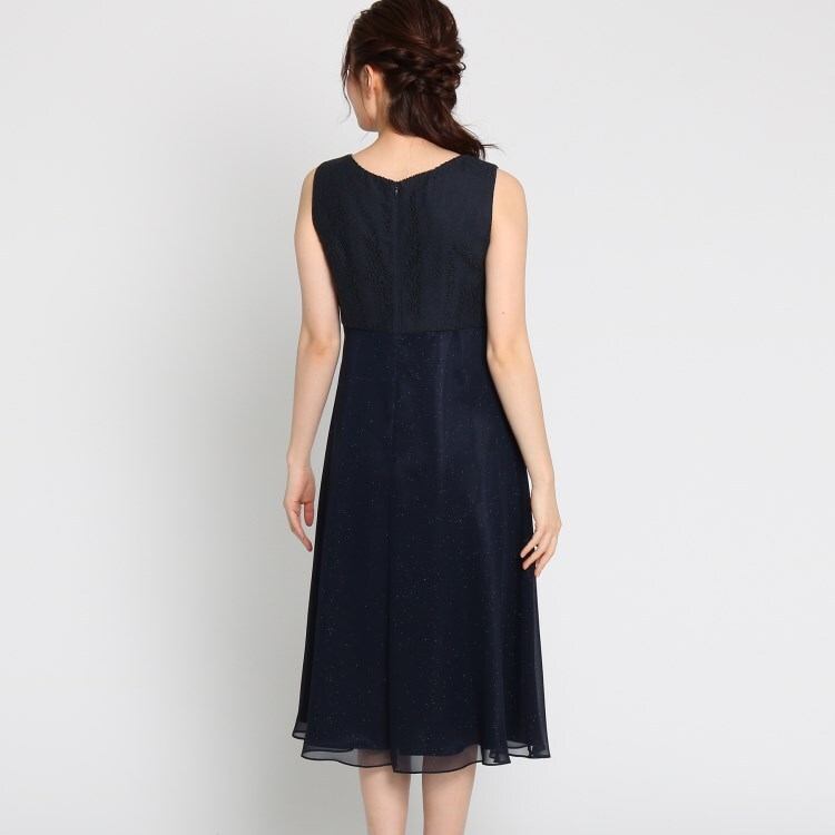 結婚式 披露宴 二次会 パーティードレス Emotional Dresses レース切り替えフレアドレス ドレス World Formal Selection ワールドフォーマルセレクション ワールド オンラインストア World Online Store