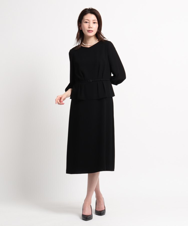 Reflect セットアップ風ミモレワンピース ミドルワンピース World Formal Selection ワールドフォーマルセレクション ワールド オンラインストア World Online Store Reflect セットアップ風ミモレワンピース ミドルワンピース World Formal Selection ワールドフォーマルセレクション ワールド オンラインストア World Online Store