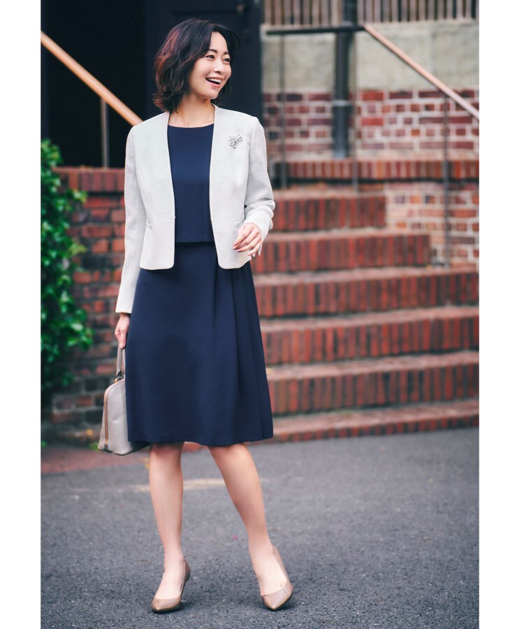 Petitcarina Vネックジャケット ふらしワンピース スーツセット World Formal Selection ワールドフォーマルセレクション ワールド オンラインストア World Online Store Petitcarina Vネックジャケット ふらしワンピース スーツセット World Formal Selection ワールドフォーマルセレクション ワールド オンラインストア World Online Store