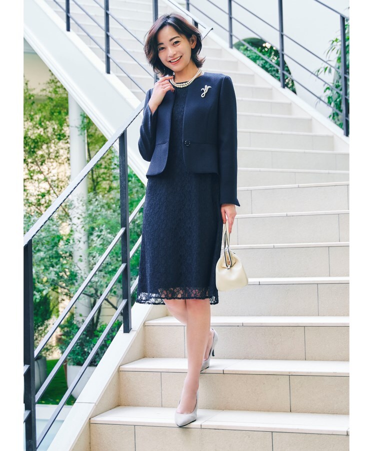 Petitcarina Vネックジャケット 総レースワンピース スーツセット World Formal Selection ワールドフォーマルセレクション ワールド オンラインストア World Online Store Petitcarina Vネックジャケット 総レースワンピース スーツセット World Formal Selection ワールドフォーマルセレクション ワールド オンラインストア World Online Store