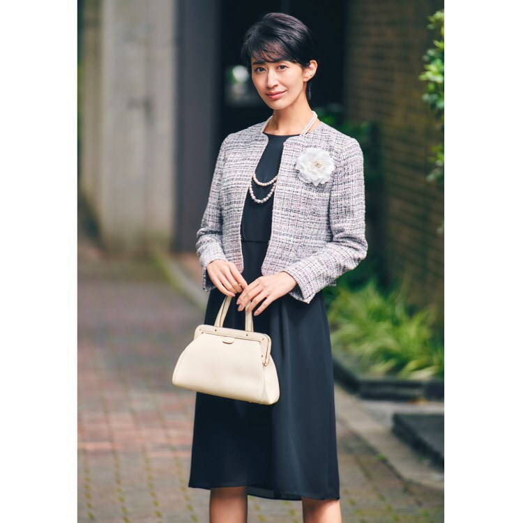 Refanne ミックスツイードジャケット ブラウジングワンピース スーツセット World Formal Selection ワールドフォーマルセレクション ワールド オンラインストア World Online Store Refanne ミックスツイードジャケット ブラウジングワンピース スーツセット World Formal Selection ワールドフォーマルセレクション ワールド オンラインストア World Online Store