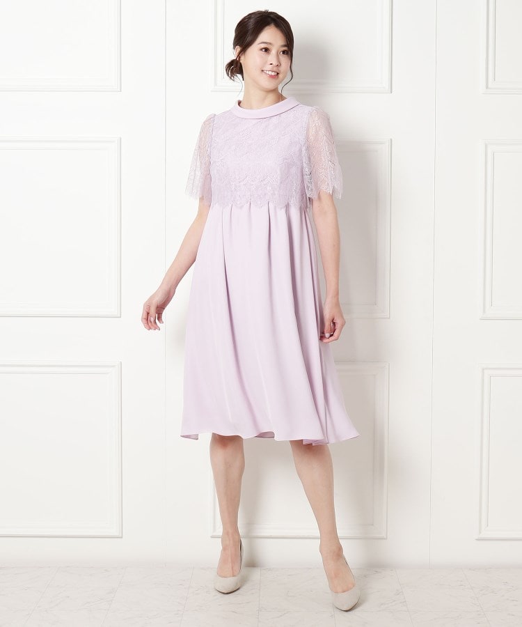 トウキョウソワール(東京ソワール)のEMOTIONALL DRESSES ロールネックワンピースドレス10