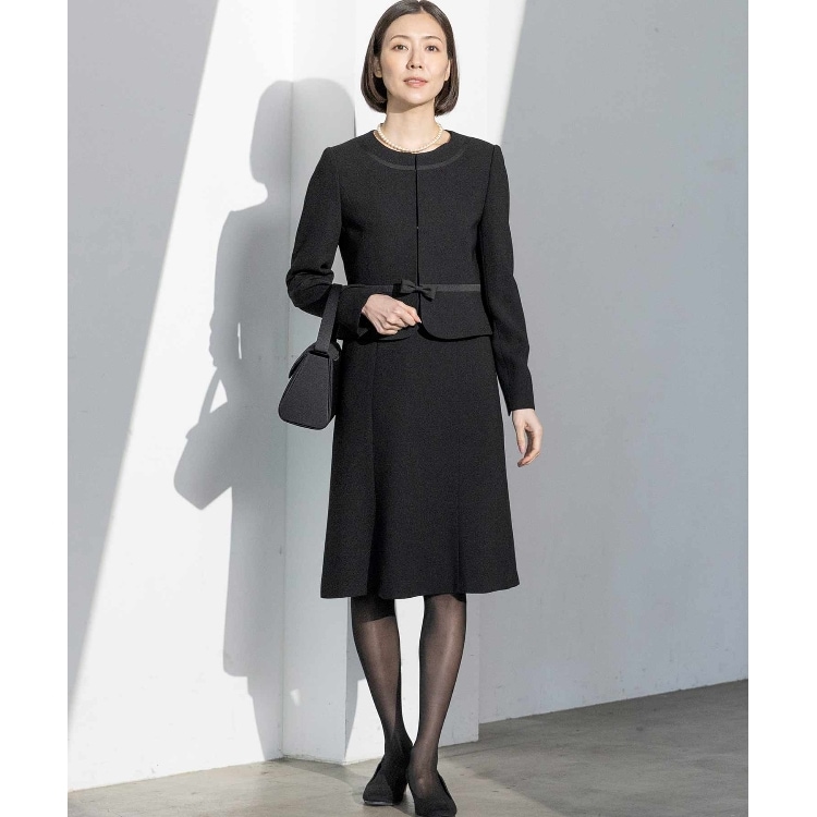 Soir Benir ノーカラージャケット ワンピース スーツセット World Formal Selection ワールドフォーマルセレクション ワールド オンラインストア World Online Store