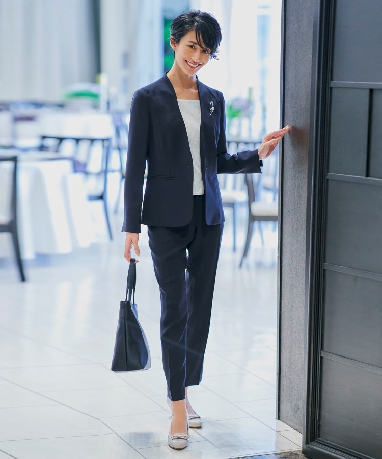 Rifanne 胸当て付きジャケット+パンツ+ワンピース(スーツセット Rifanne 胸当て付きジャケット+パンツ+ワンピース(スーツセット