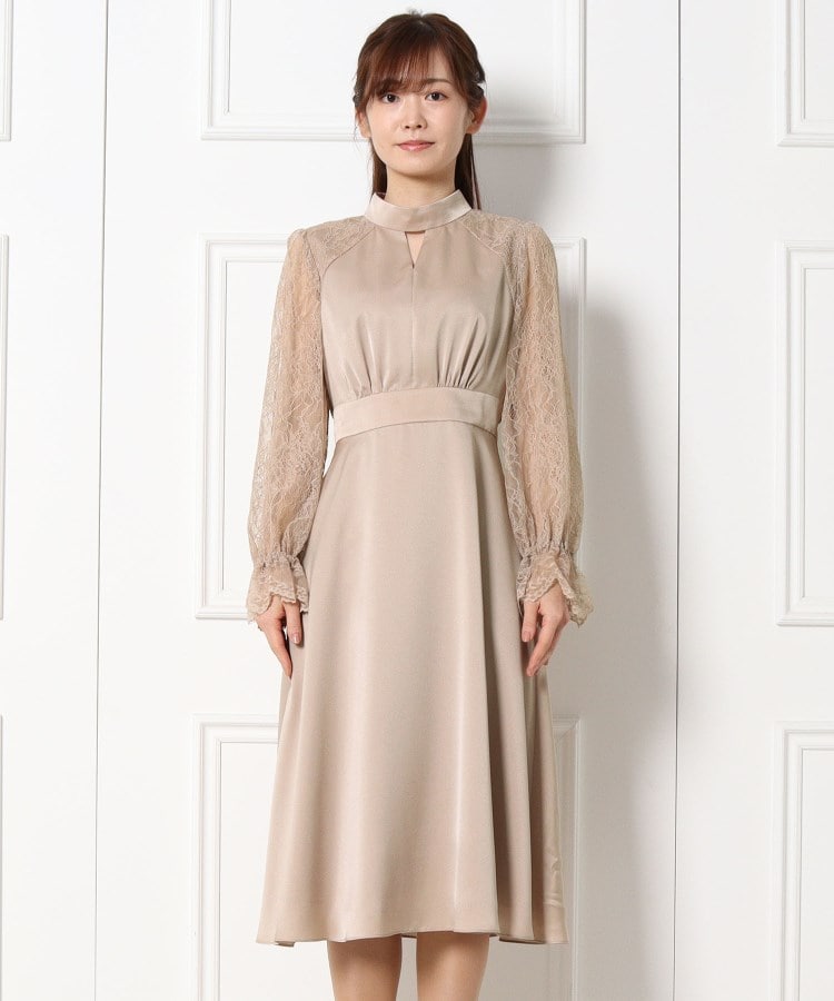 東京ソワール フラワーレースデザインドレス 【結婚式・ゲスト 東京ソワール フラワーレースデザインドレス 【結婚式・ゲスト