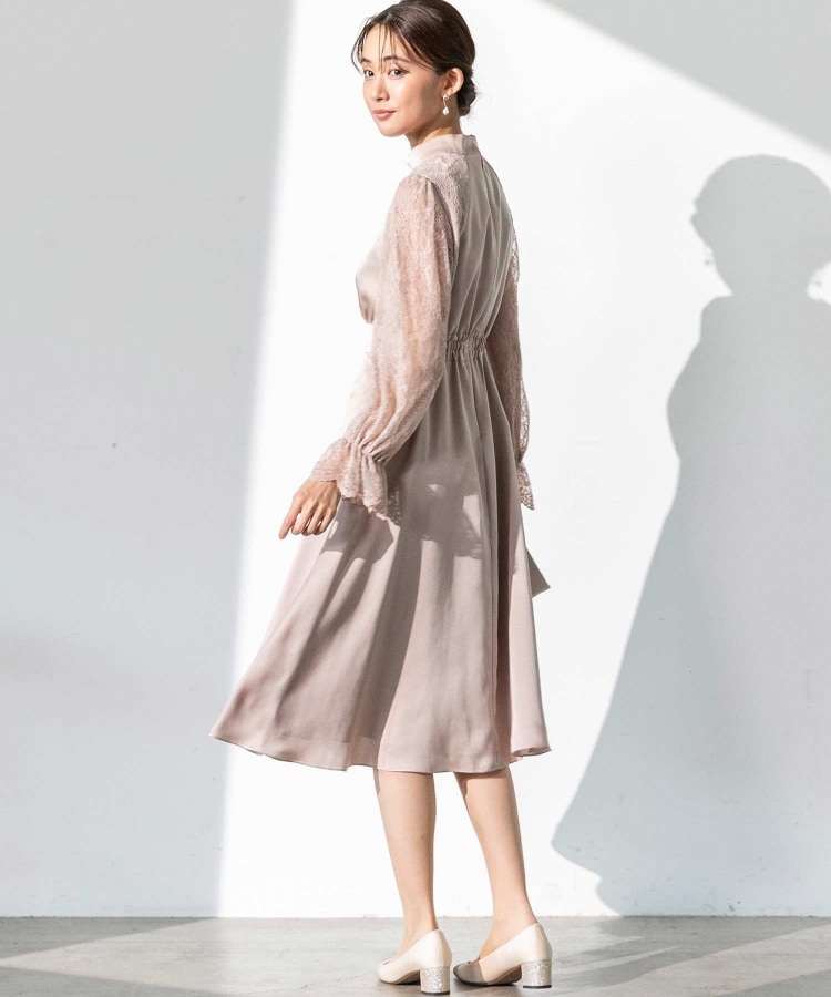 東京ソワール フラワーレースデザインドレス 【結婚式・ゲスト 東京ソワール フラワーレースデザインドレス 【結婚式・ゲスト