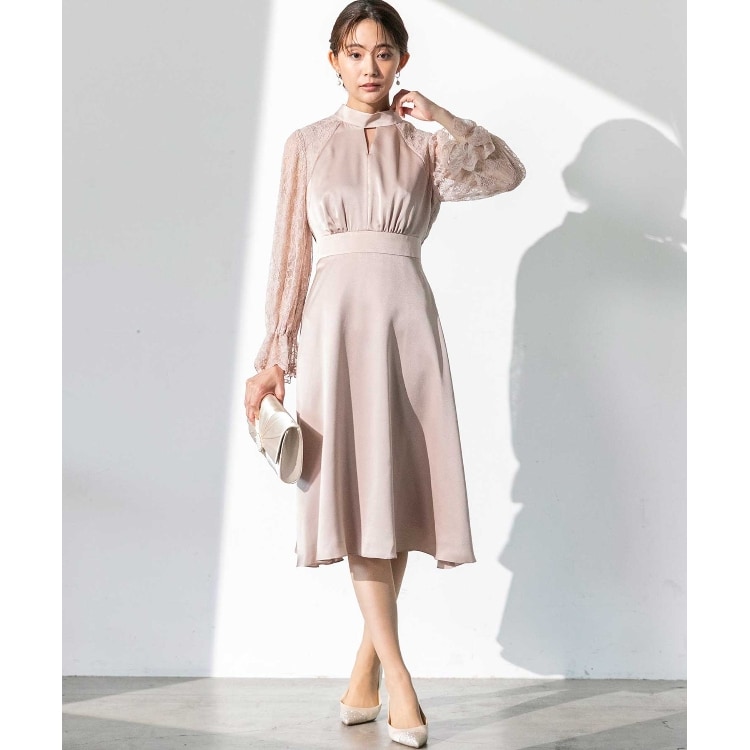 東京ソワール フラワーレースデザインドレス 【結婚式・ゲスト 東京ソワール フラワーレースデザインドレス 【結婚式・ゲスト