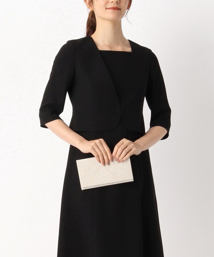 東京ソワール 蔦柄ジャカードふくさ 【喪服・礼服・ブラック 東京ソワール 蔦柄ジャカードふくさ 【喪服・礼服・ブラック
