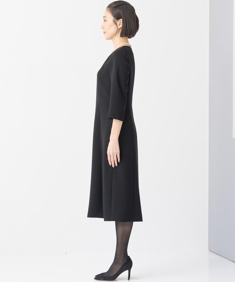 トウキョウソワール(東京ソワール)のINDIVI Vネックジャケット＋前開きワンピース 2点セット 【喪服・礼服・ブラックフォーマル】11