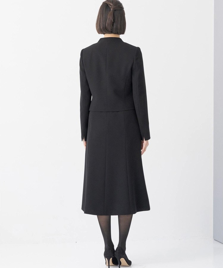 INDIVI ジャケット+前開きロングワンピース 2点セット 【喪服 INDIVI ジャケット+前開きロングワンピース 2点セット 【喪服