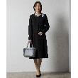 トウキョウソワール(東京ソワール)のINDIVI サテン切り替えノーカラージャケット＋ワンピース 2点セット 【喪服・礼服・ブラックフォーマル】3