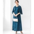 トウキョウソワール(東京ソワール)の東京ソワール 前開き ケープ付き前開きのロングドレス【結婚式・披露宴・ゲストドレス・パーティードレス】4