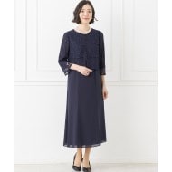 東京ソワール ティアードの前開きワンピース 【結婚式・ゲスト 東京ソワール ティアードの前開きワンピース 【結婚式・ゲスト