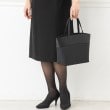 トウキョウソワール(東京ソワール)の上品な切り替え 舟形トートバッグ【喪服・礼服・ブラックフォーマル・セレモニー・学校行事】8