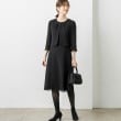 トウキョウソワール(東京ソワール)の【洗える】2ピース風前開きワンピース【喪服・礼服・ブラックフォーマル】5