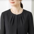 トウキョウソワール(東京ソワール)の【洗える】2ピース風前開きワンピース【喪服・礼服・ブラックフォーマル】10