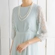 トウキョウソワール(東京ソワール)の袖レースのウエストタックワンピース【結婚式・ゲストドレス・入学式・卒業式・七五三・学校行事】8