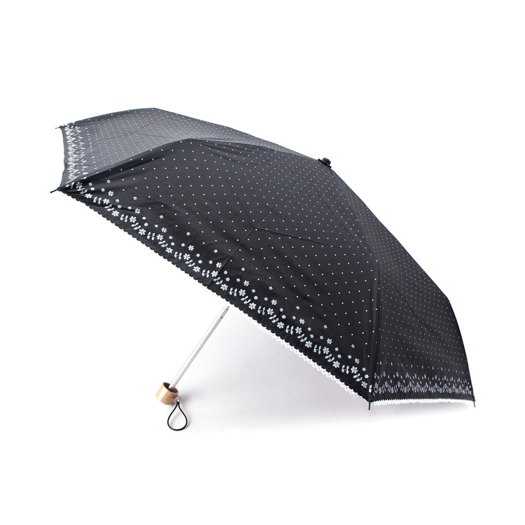 イッツデモ(ITS' DEMO)の晴雨兼用ドットフラワー折り畳み傘 折りたたみ傘
