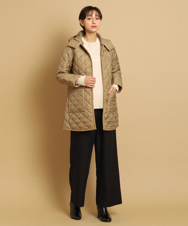 デッサン(レディース)(Dessin(Ladies))の【フード取り外し可】Traditional weatherwear（トラディショナル ウェザーウェア）ミドルコート22