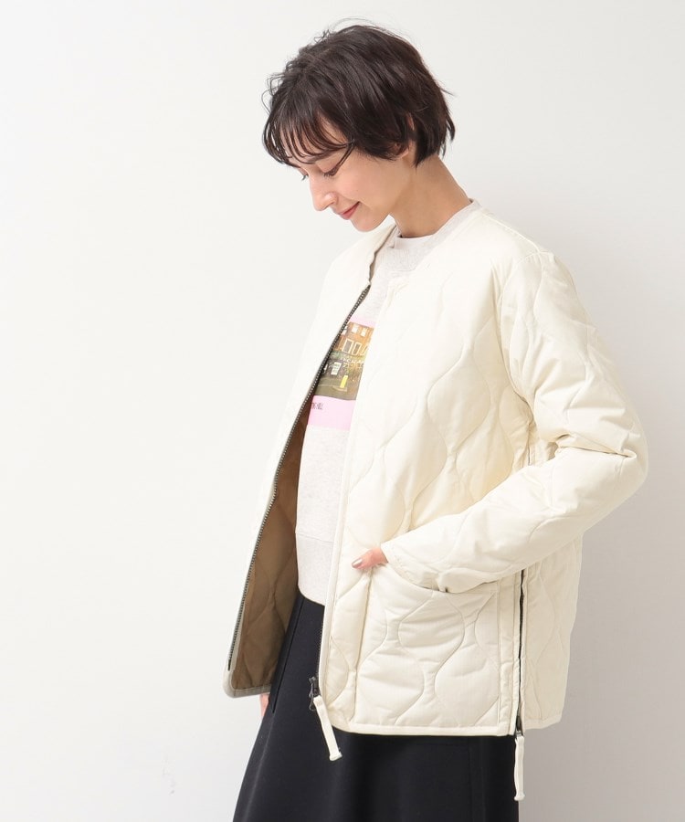 デッサン(レディース)(Dessin(Ladies))の◆TAION（タイオン） クルーネックダブルジップ ダウンジャケット9