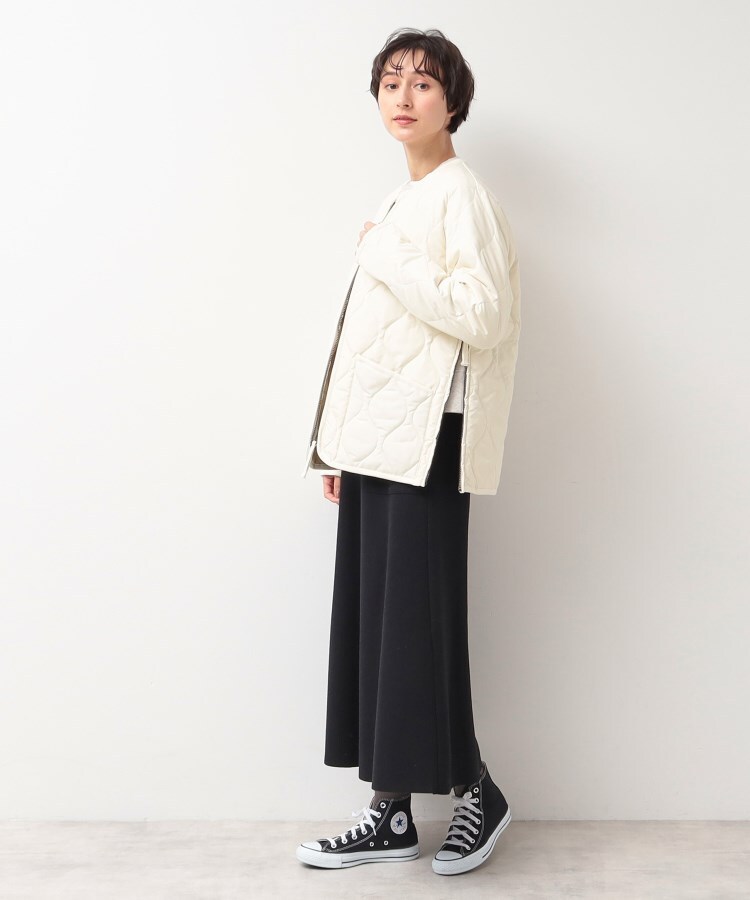 デッサン(レディース)(Dessin(Ladies))の◆TAION（タイオン） クルーネックダブルジップ ダウンジャケット12