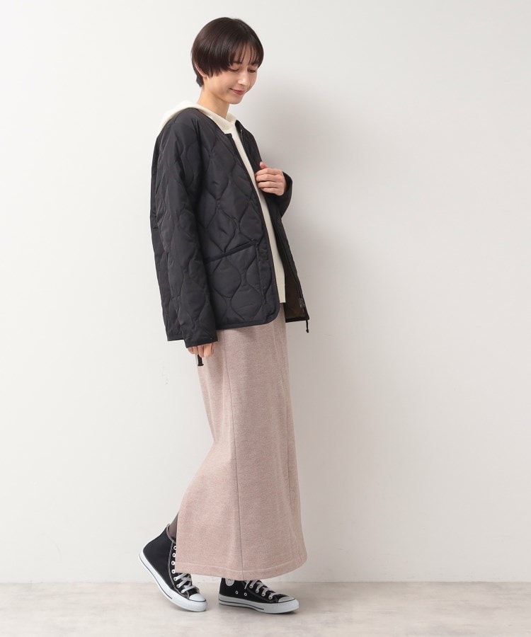 デッサン(レディース)(Dessin(Ladies))の◆TAION（タイオン） クルーネックダブルジップ ダウンジャケット5