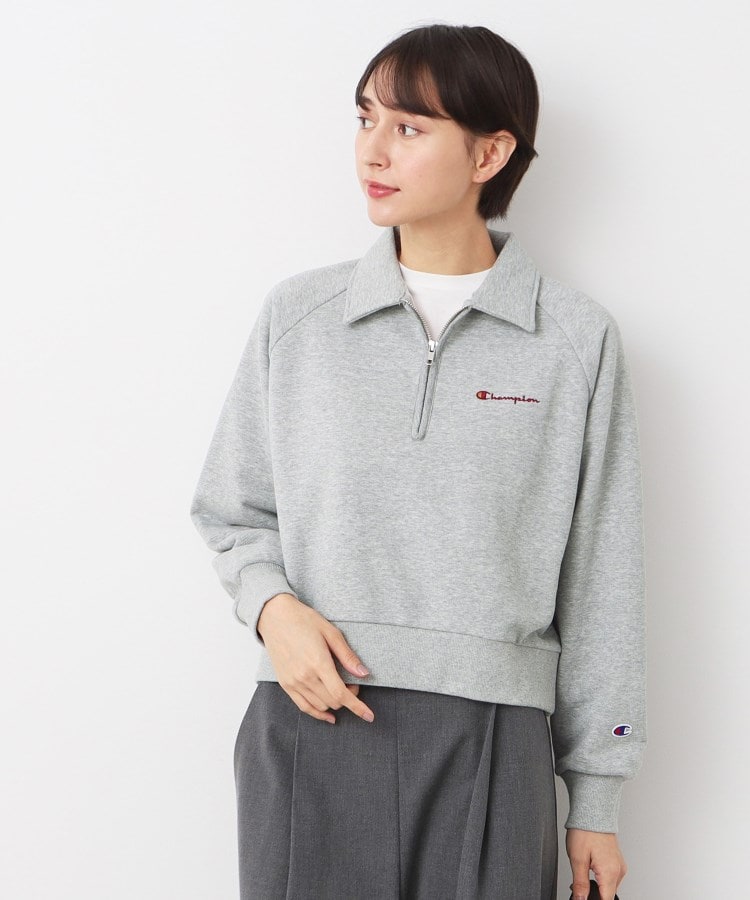 デッサン(レディース)(Dessin(Ladies))の◆Champion（チャンピオン）ハーフジップスウェット1