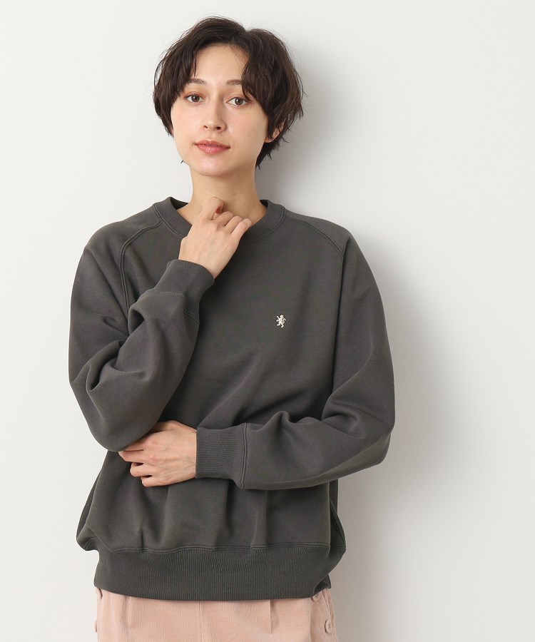 デッサン(レディース)(Dessin(Ladies))の◆Gymphlex（ジムフレックス）プルオーバースウェット チャコールグレー(014)