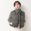 デッサン(レディース)(Dessin(Ladies))の◆Gymphlex（ジムフレックス） ナイロン ダウンショートベスト チャコールグレー(014)