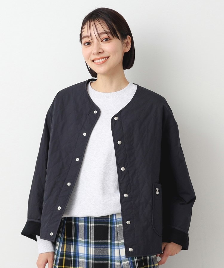 デッサン(レディース)(Dessin(Ladies))の◆ORCIVAL（オーシバル）キルティングショートブルゾン ネイビー(094)