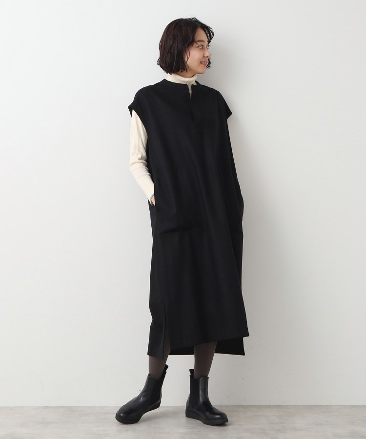 デッサン(レディース)(Dessin(Ladies))の◆Le glazik（ルグラジック）フランネル スキッパーワンピース2