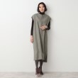 デッサン(レディース)(Dessin(Ladies))の◆Le glazik（ルグラジック）フランネル スキッパーワンピース カーキ(027)
