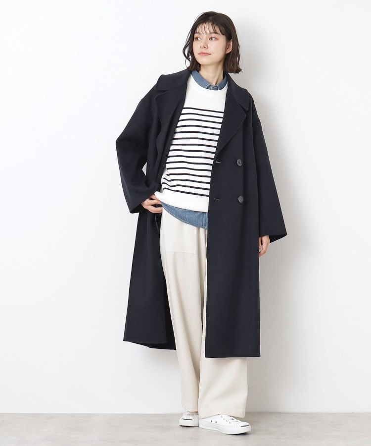 ◇le glazik(ルグラジック) ウール混ダブルフェイスコート ◇le glazik(ルグラジック) ウール混ダブルフェイスコート