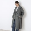 デッサン(レディース)(Dessin(Ladies))の◆le glazik（ルグラジック） ウール混ダブルフェイスコート チャコールグレー(014)